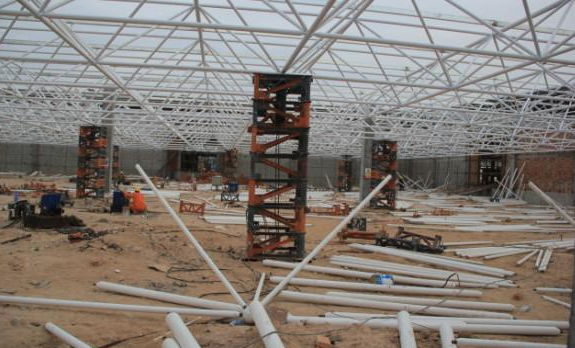 双鸭山盘点钢结构网架装配的步履和相关关注变乱